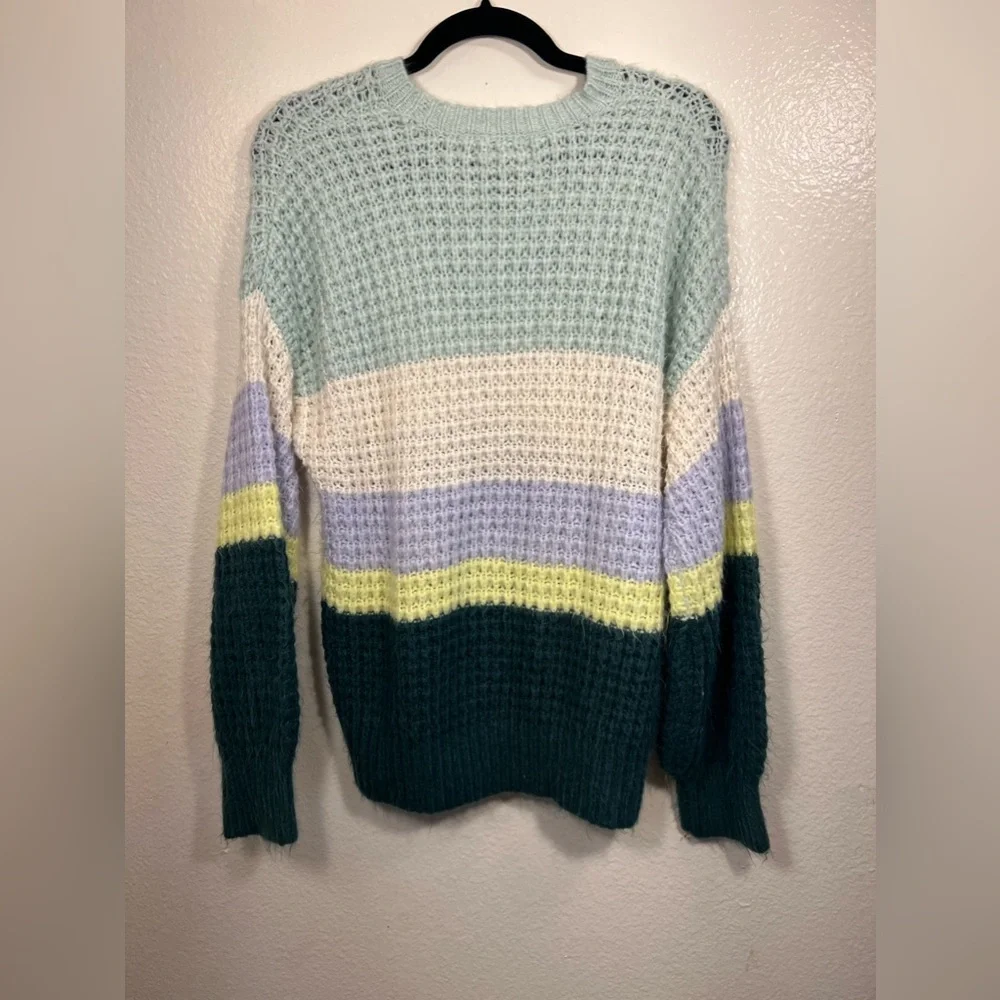 Universal Thread Color Block Sweater Medium - Picture 2 of 4